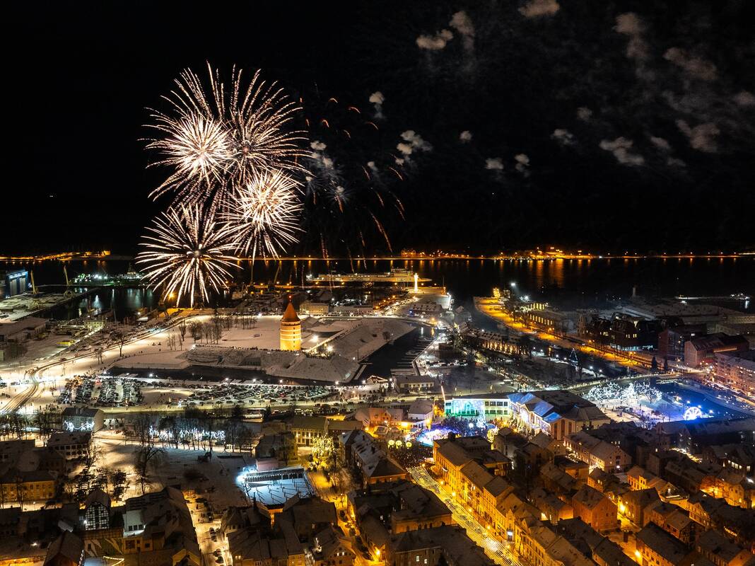 Naujametinė naktis Klaipėdoje 2026