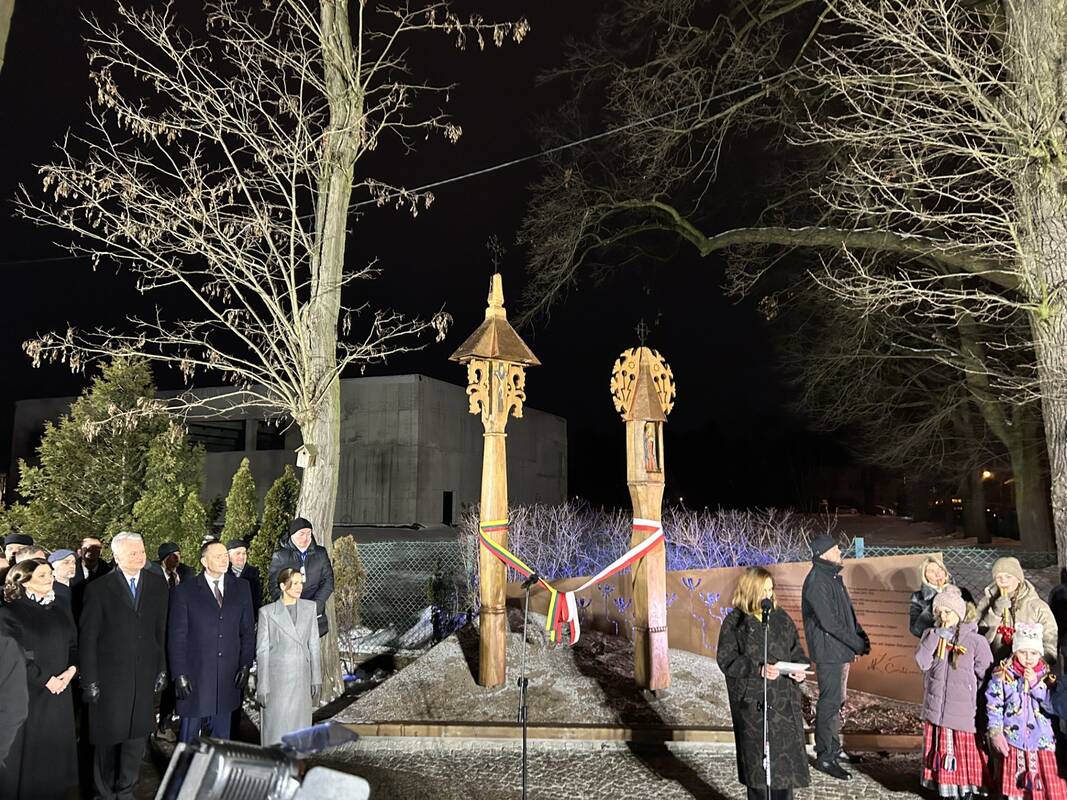 „Įkūnytas lietuvių ir lenkų paveldas“: šalia Varšuvos pristatyta memorialinė kompozicija Čiurlioniui