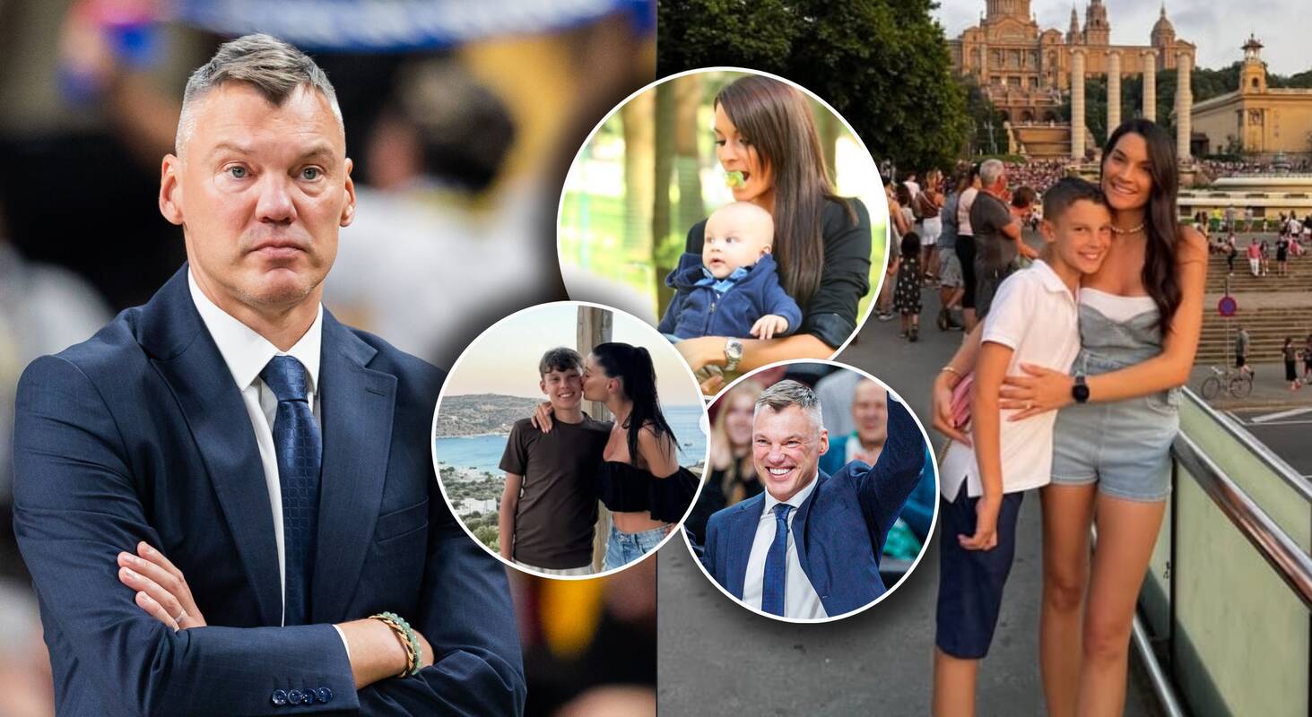 Šarūnas Jasikevičius su šeima