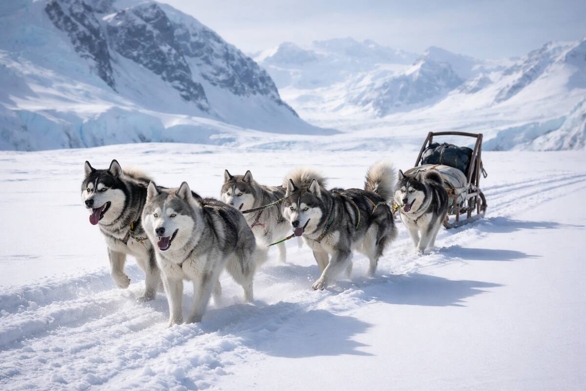 Antarktidoje nebėra haskių: kodėl šunys buvo priversti palikti ledynų žemyną