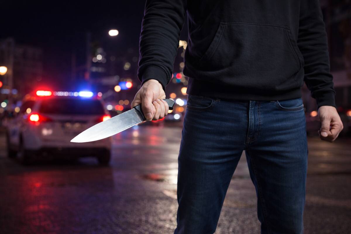 Iš lindynės – į Probacijos tarnybą su rastu masyviu peiliu: akiplėšą nuginklavo policija