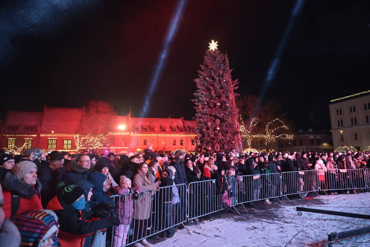 Kaunas džiaugsmingai pasitiko 2026-uosius!  
