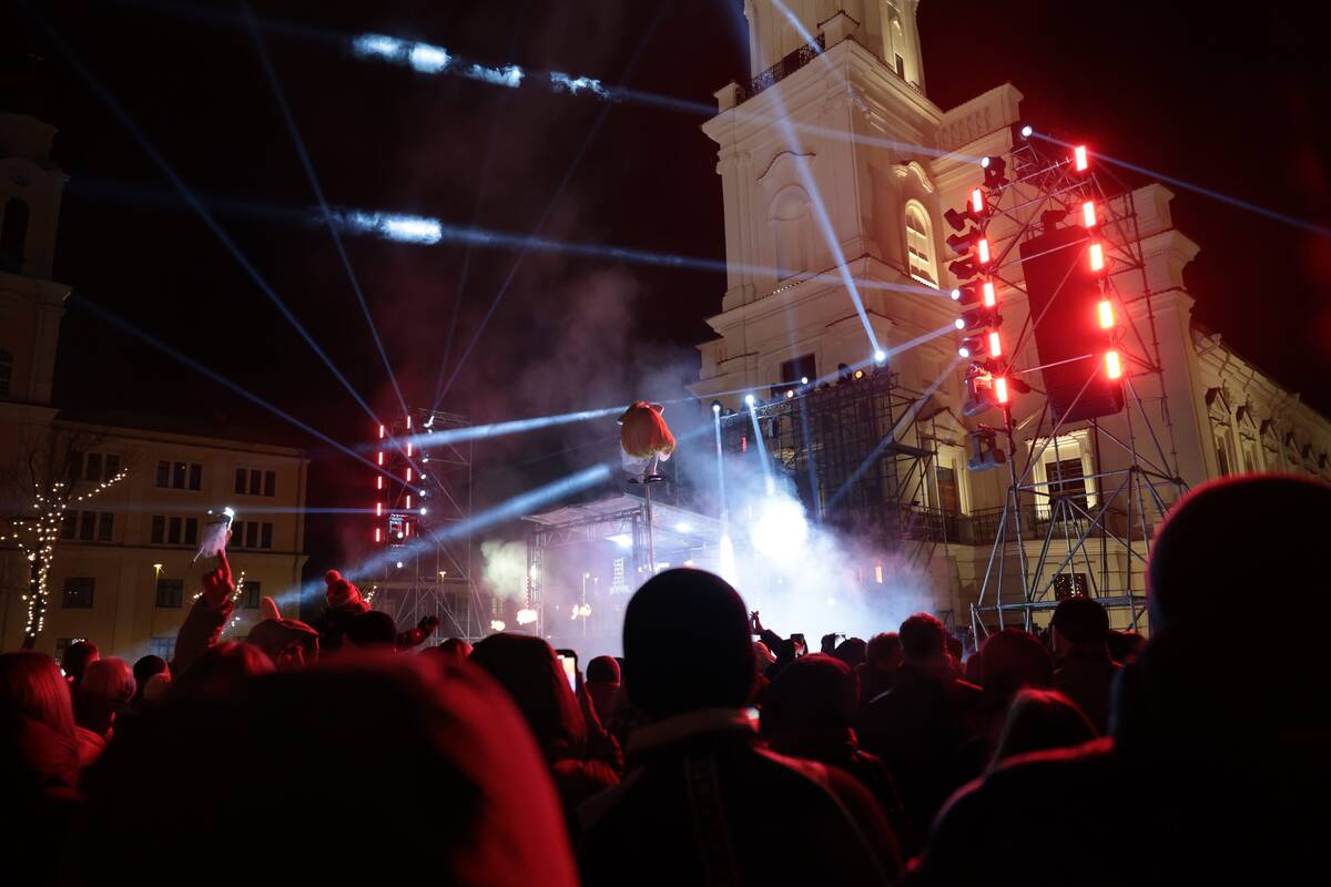 Kaunas džiaugsmingai pasitiko 2026-uosius!  