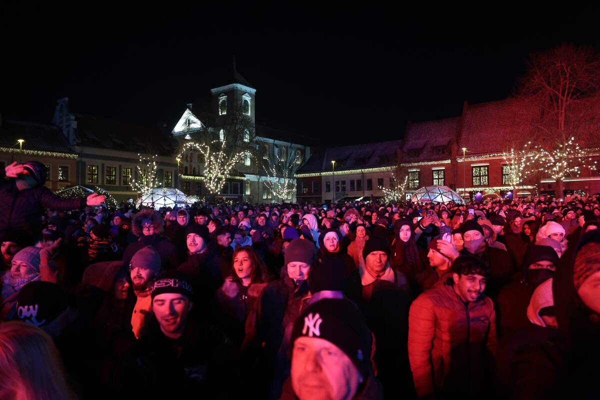 Kaunas džiaugsmingai pasitiko 2026-uosius!  