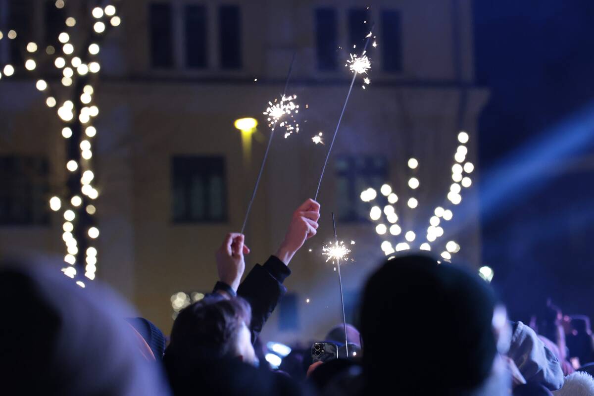 Kaunas džiaugsmingai pasitiko 2026-uosius!  