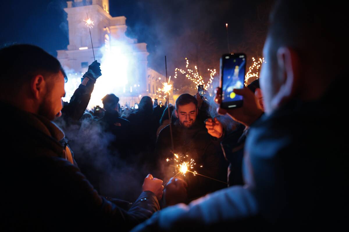 Kaunas džiaugsmingai pasitiko 2026-uosius!  