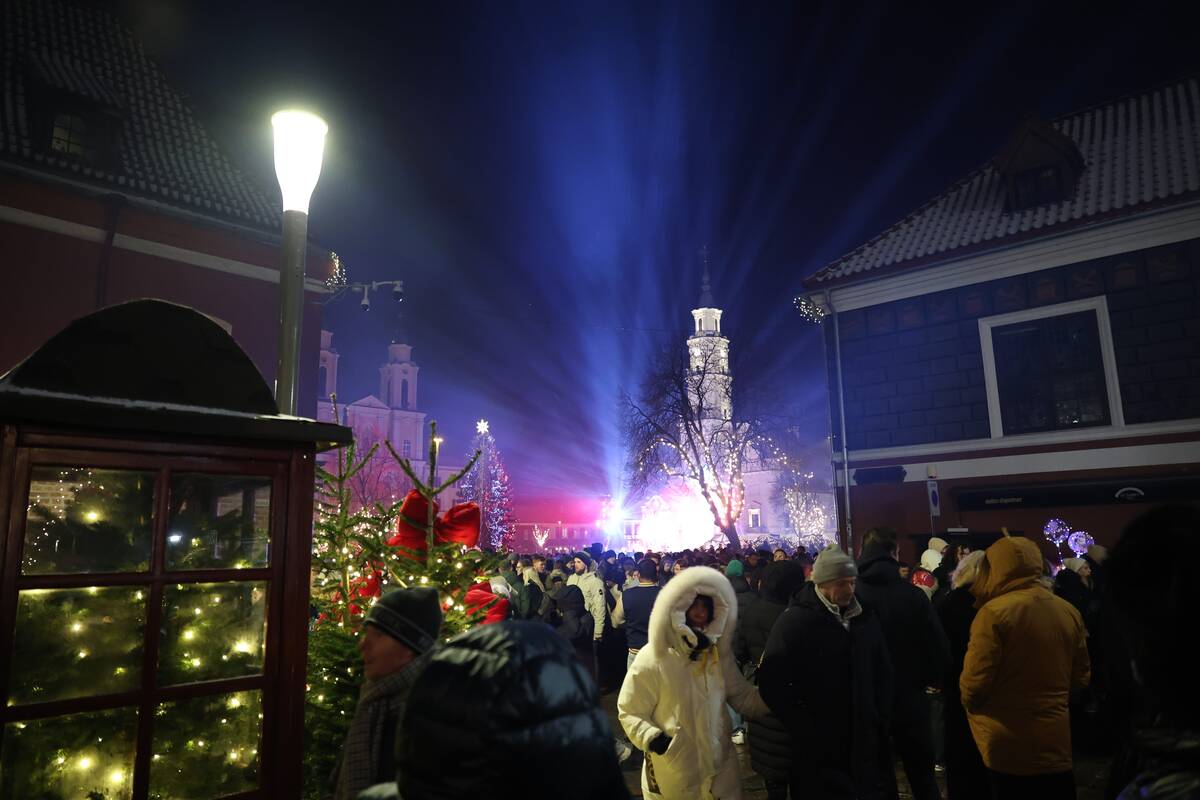 Kaunas džiaugsmingai pasitiko 2026-uosius!  