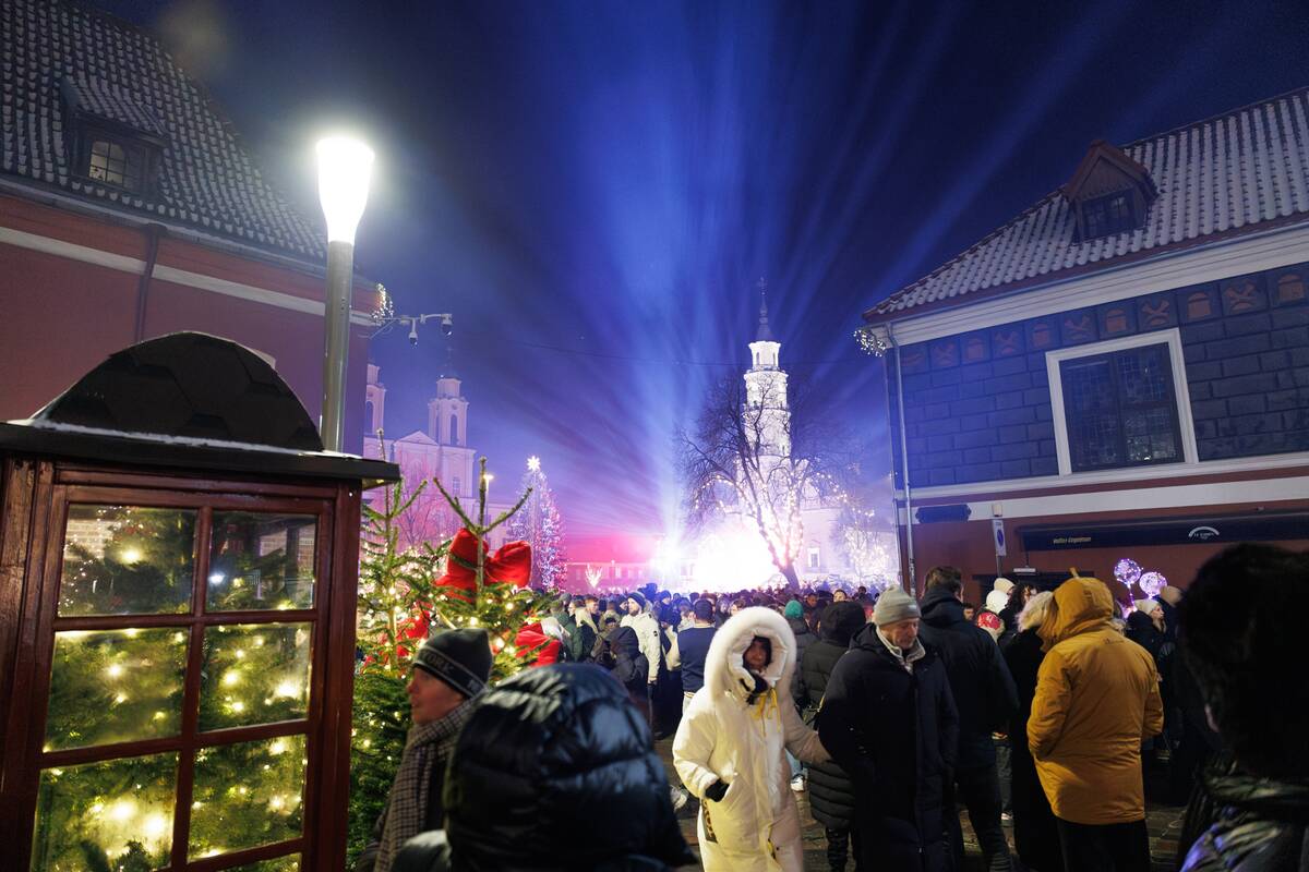 Kaunas džiaugsmingai pasitiko 2026-uosius!  