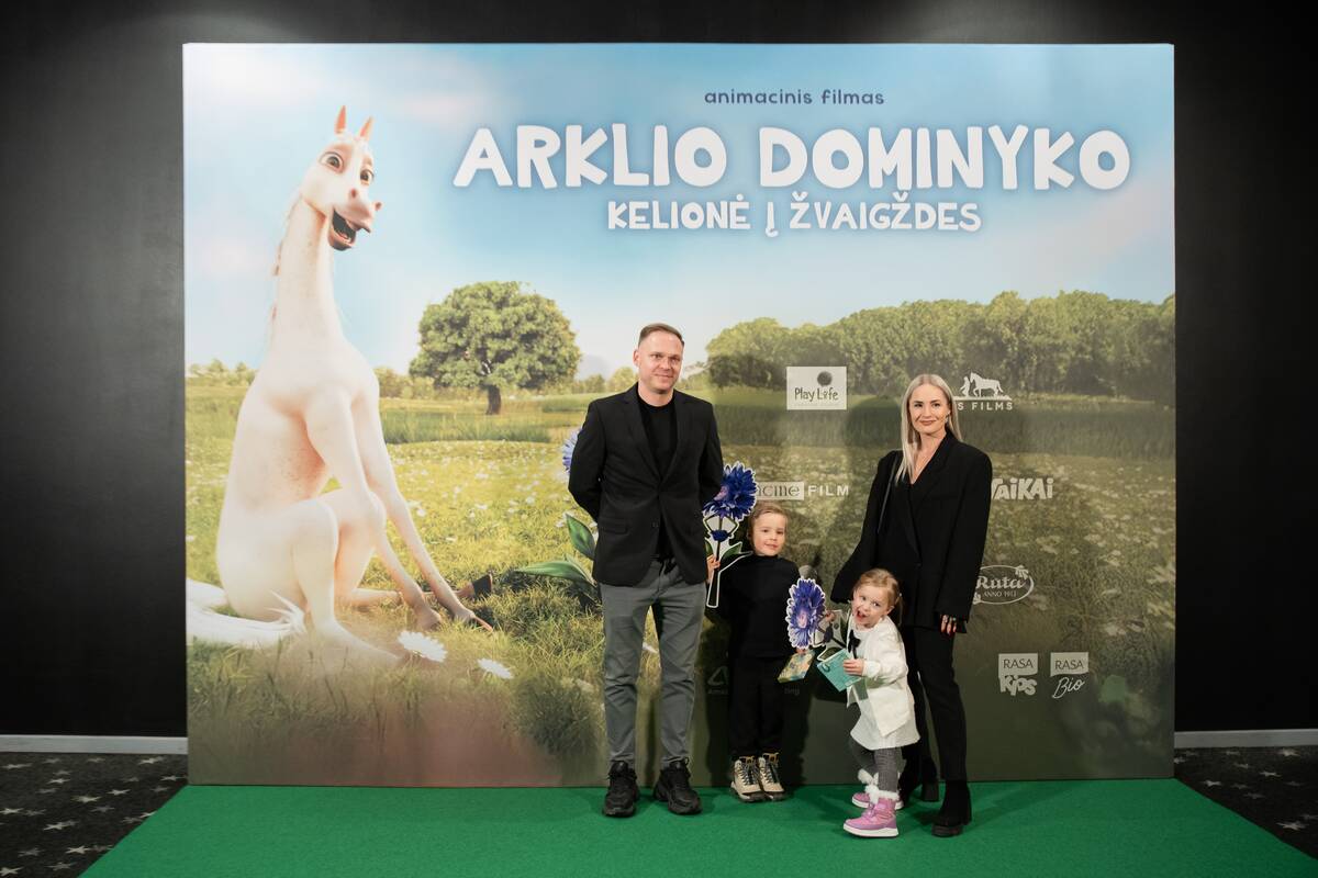 Filmo „Arklio Dominyko kelionė į žvaigždes“ premjera