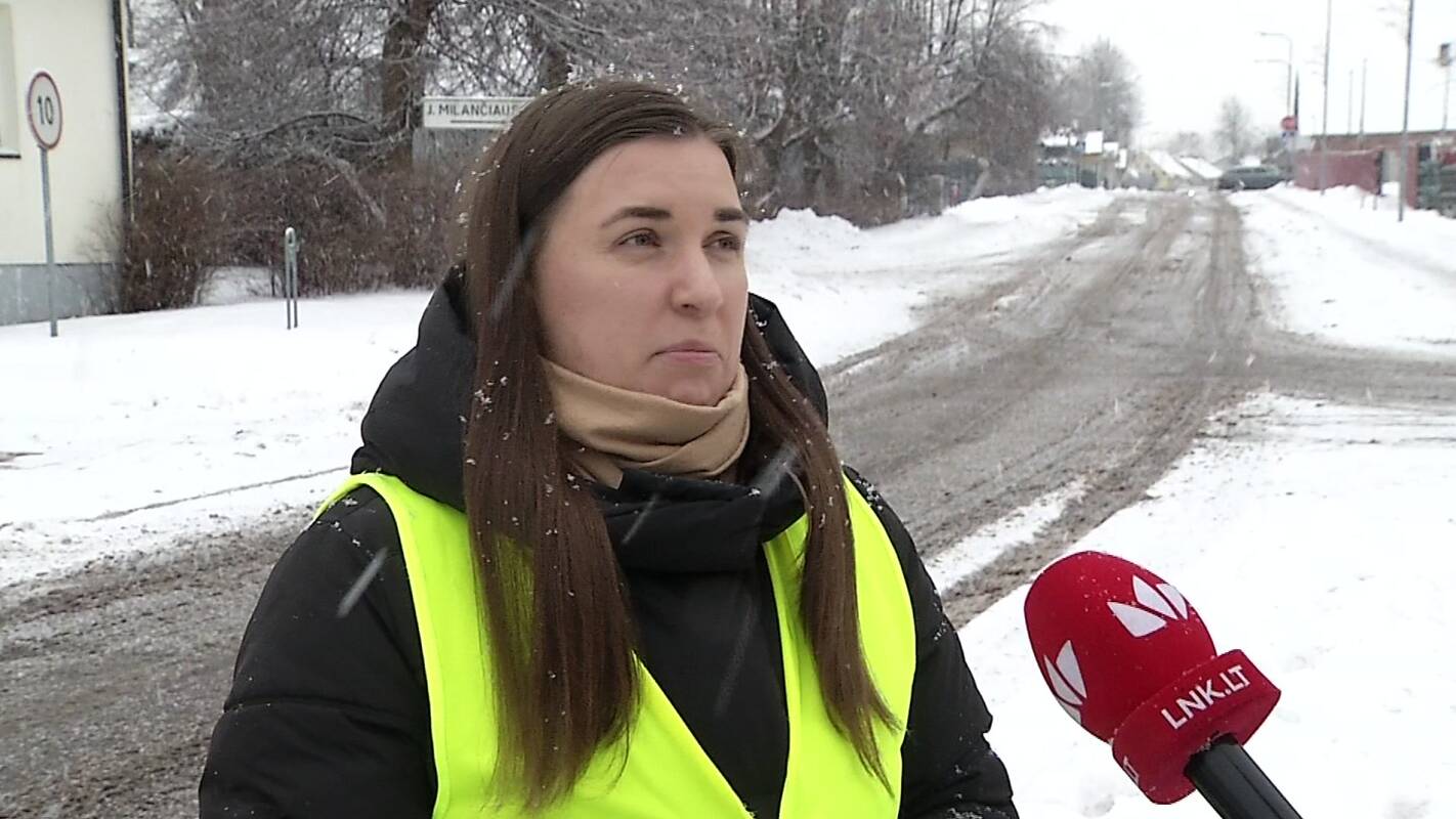 AB „Kelių priežiūra“ atstovė Gintarė Žilinskienė.