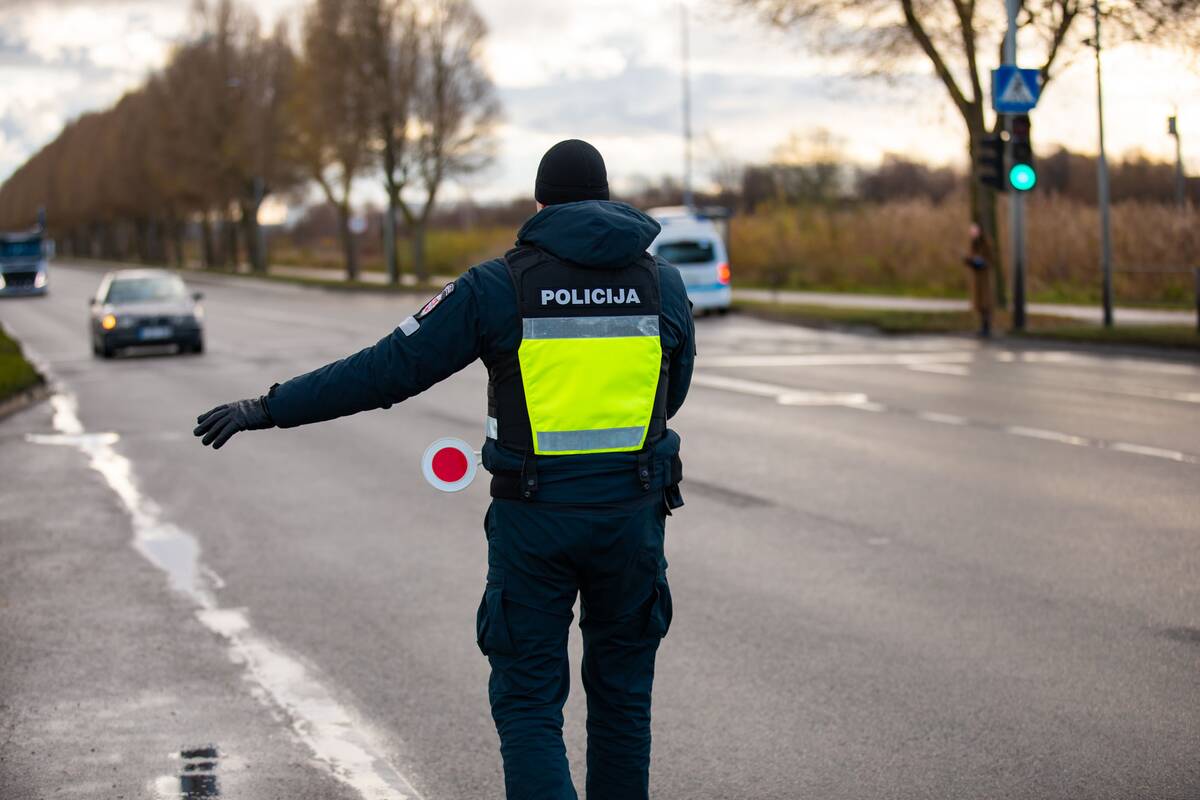 Klaipėdos apskrityje nustatyti grubūs vairuotojų pažeidimai
