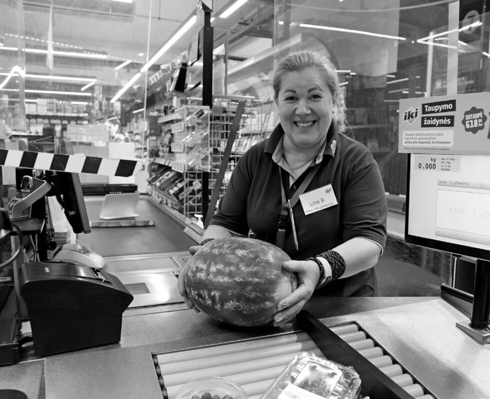 Kasininkė-pardavėja Lina B. Druskininkai, 2024.