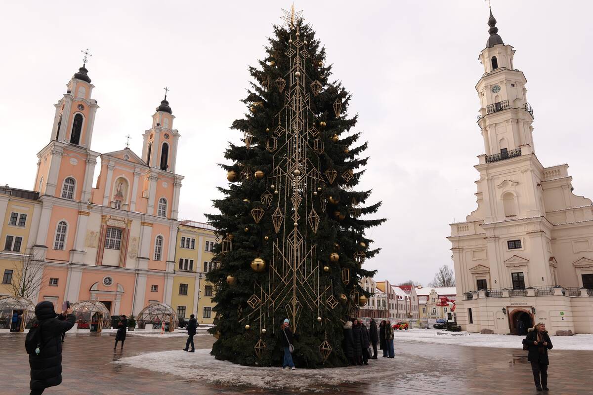 Paskutinis savaitgalis prie Kauno eglutės
