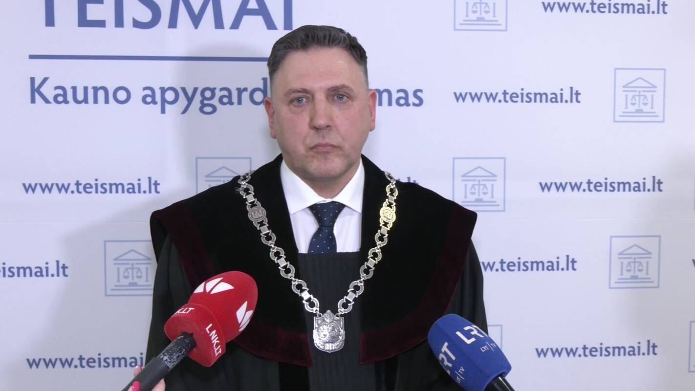 Kauno apygardos teismo teisėjas Vaidas Vasiliauskas.