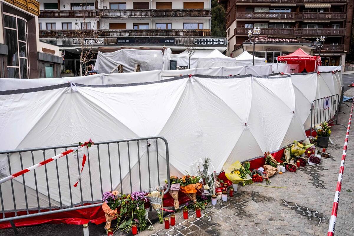 Identifikuotos keturios pirmosios gaisro Šveicarijoje aukos