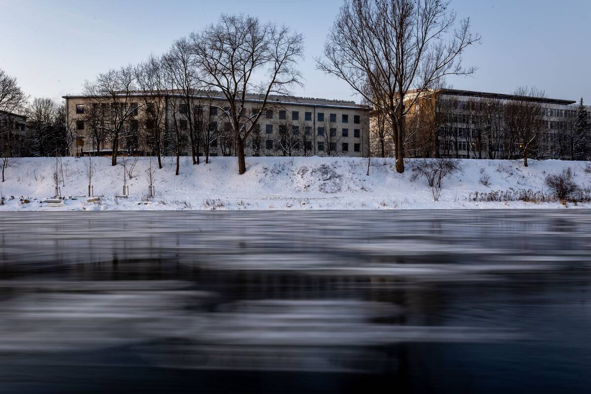 Šalčio sukaustytas Vilnius