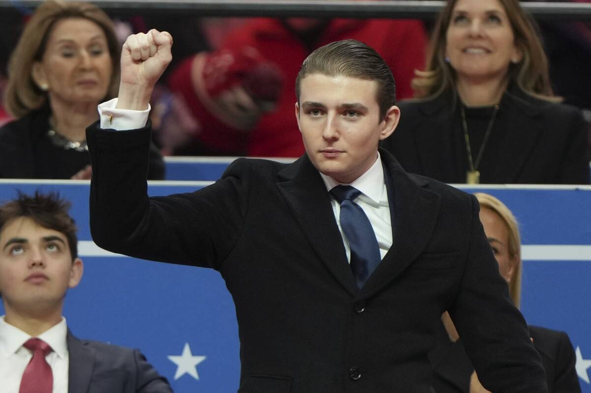 Donaldo Trumpo jauniausiasis sūnus Barronas Trumpas