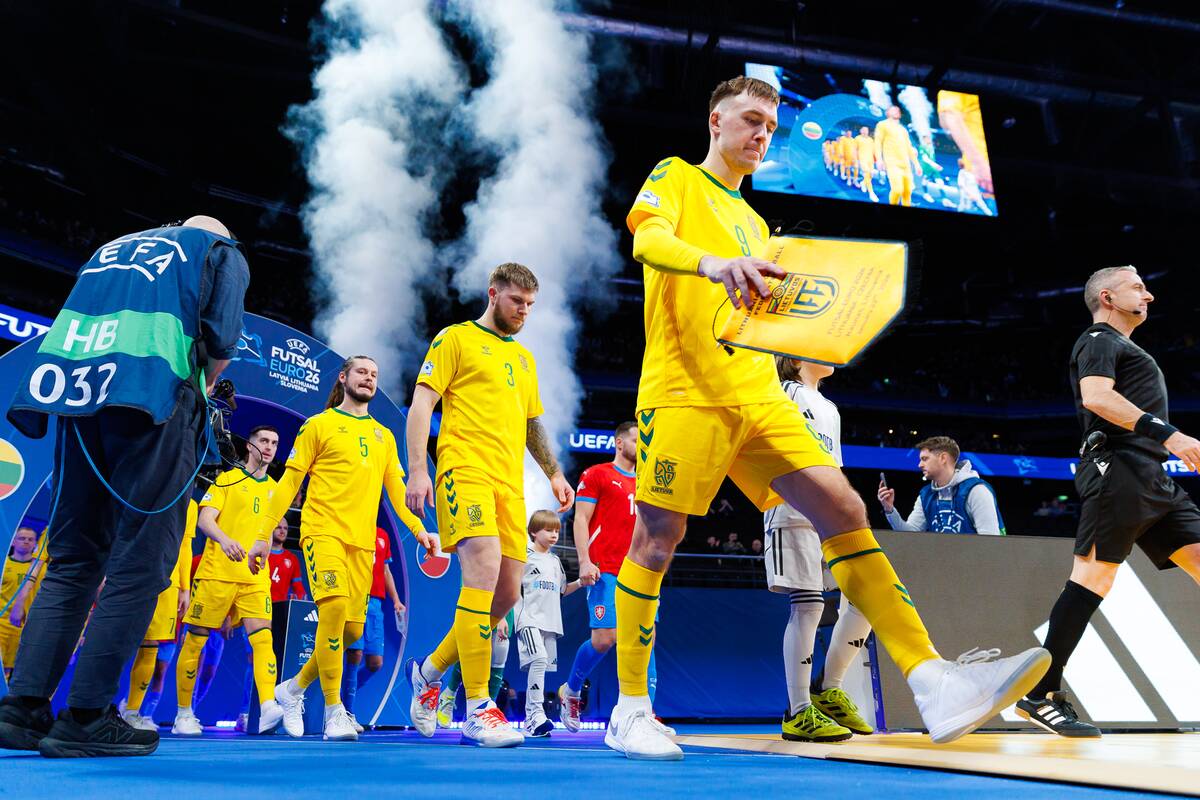  Europos salės futbolo čempionatas: Lietuva – Čekija 3:3