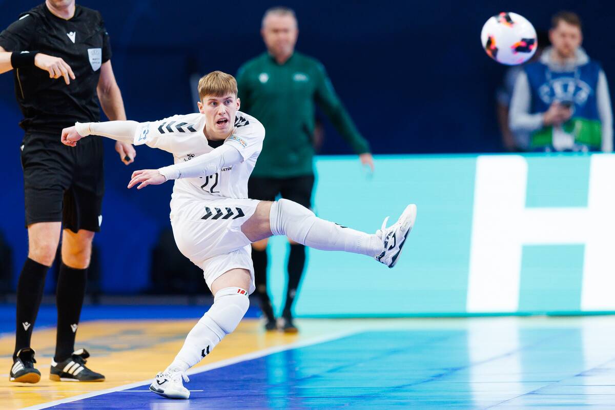  Europos salės futbolo čempionatas: Lietuva – Čekija 3:3