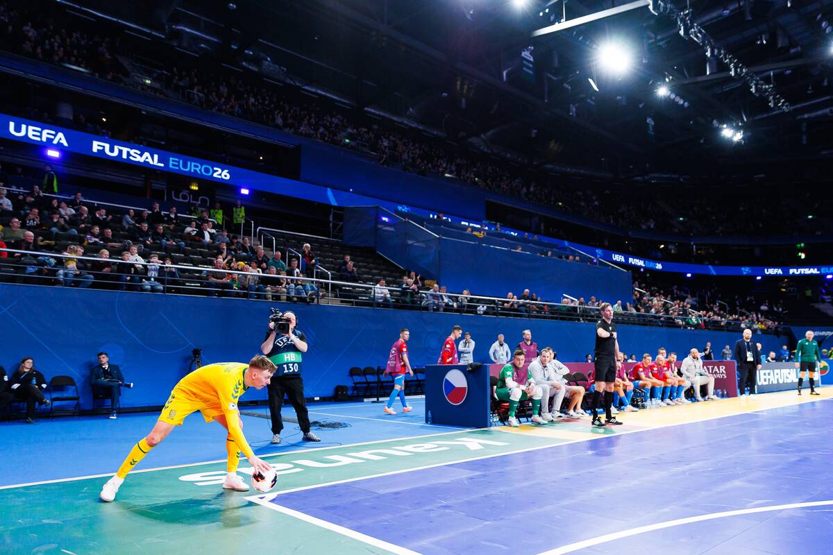  Europos salės futbolo čempionatas: Lietuva – Čekija 3:3