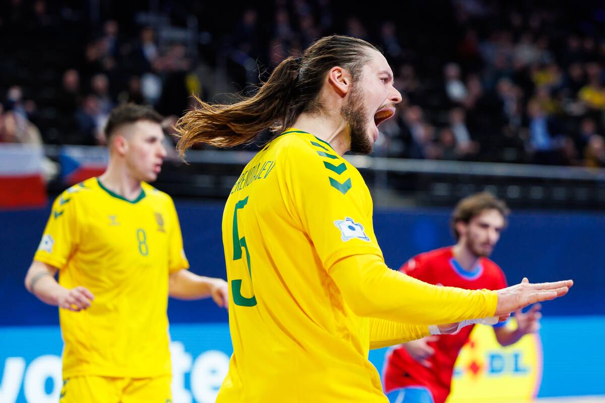  Europos salės futbolo čempionatas: Lietuva – Čekija 3:3