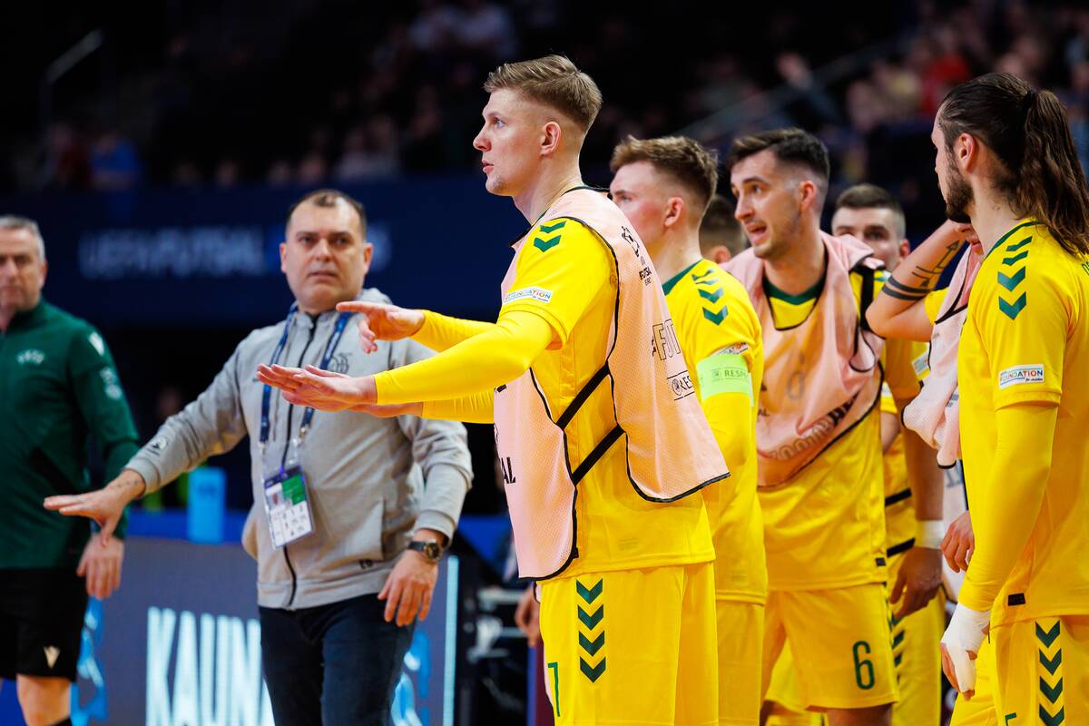  Europos salės futbolo čempionatas: Lietuva – Čekija 3:3