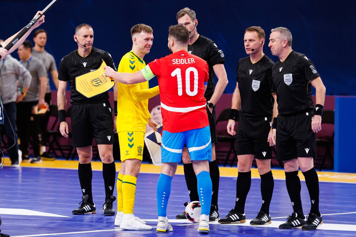  Europos salės futbolo čempionatas: Lietuva – Čekija 3:3