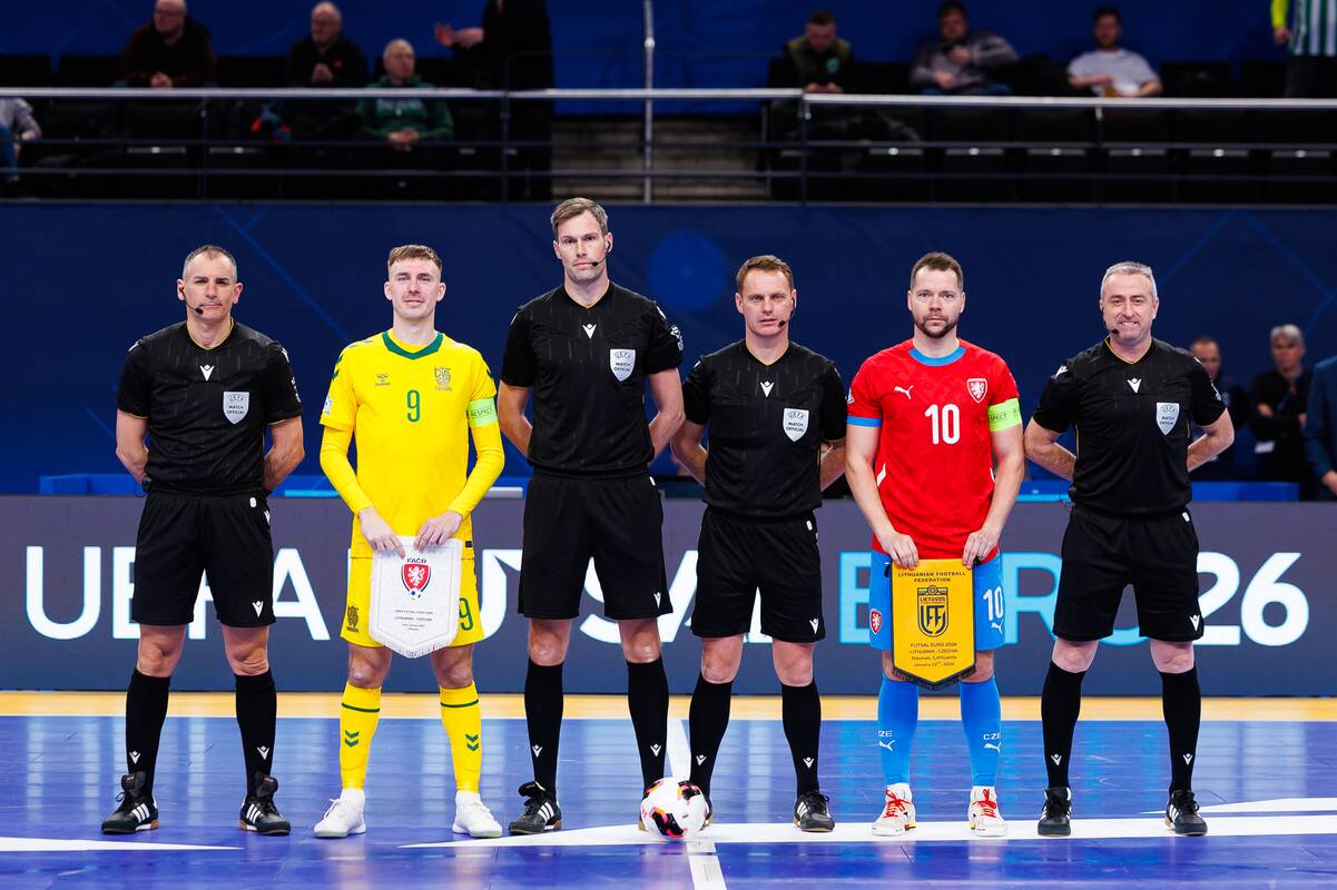  Europos salės futbolo čempionatas: Lietuva – Čekija 3:3