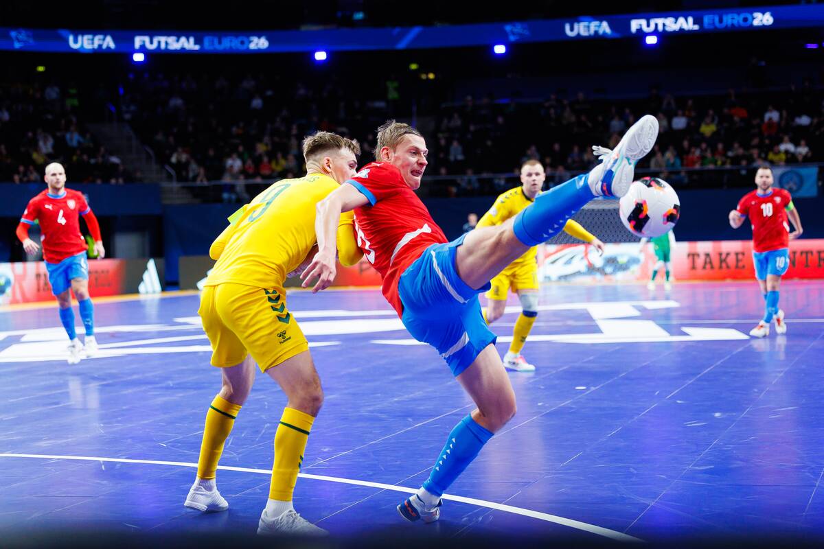  Europos salės futbolo čempionatas: Lietuva – Čekija 3:3