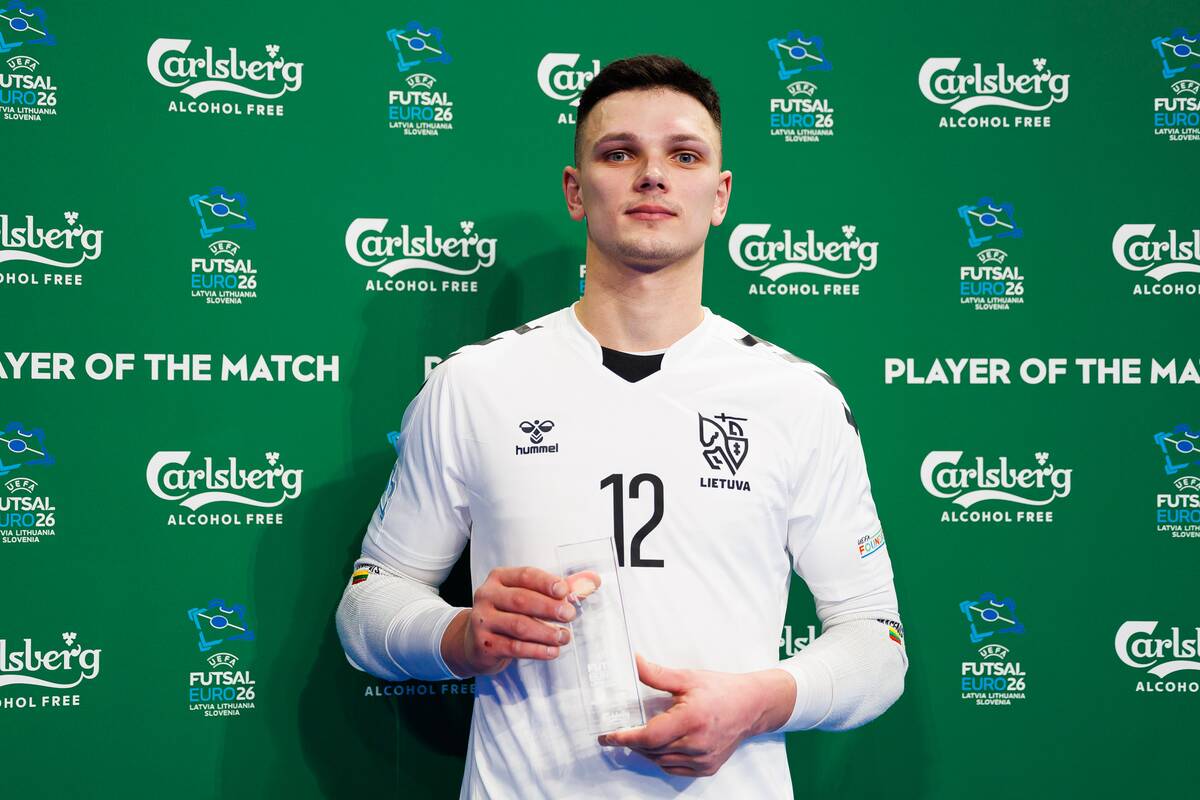  Europos salės futbolo čempionatas: Lietuva – Čekija 3:3