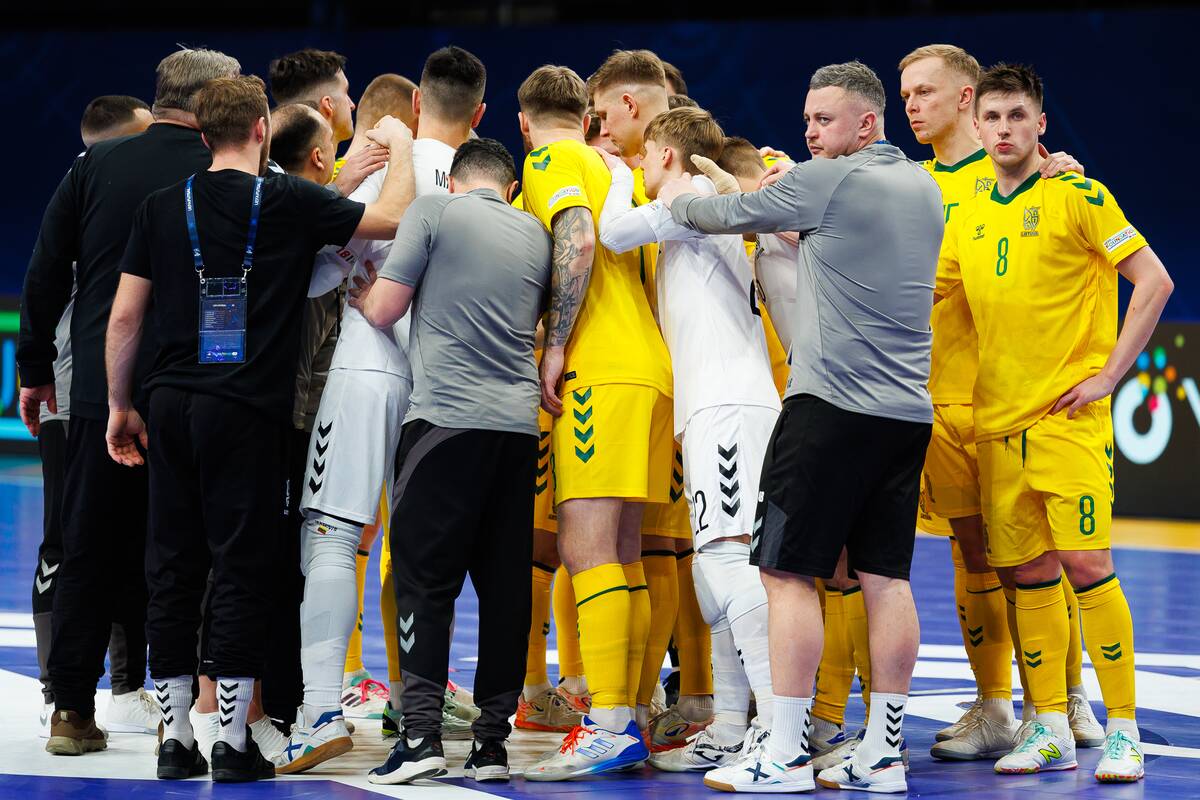  Europos salės futbolo čempionatas: Lietuva – Čekija 3:3