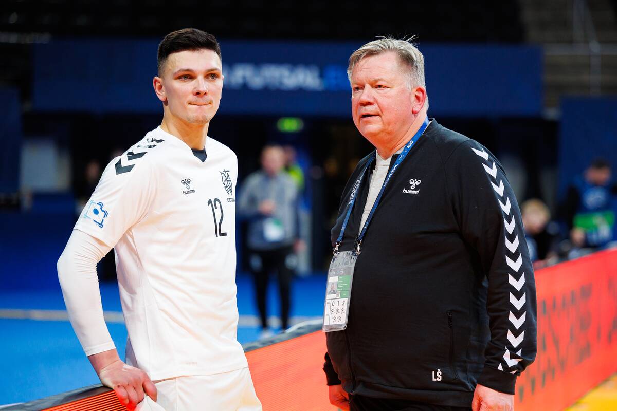  Europos salės futbolo čempionatas: Lietuva – Čekija 3:3