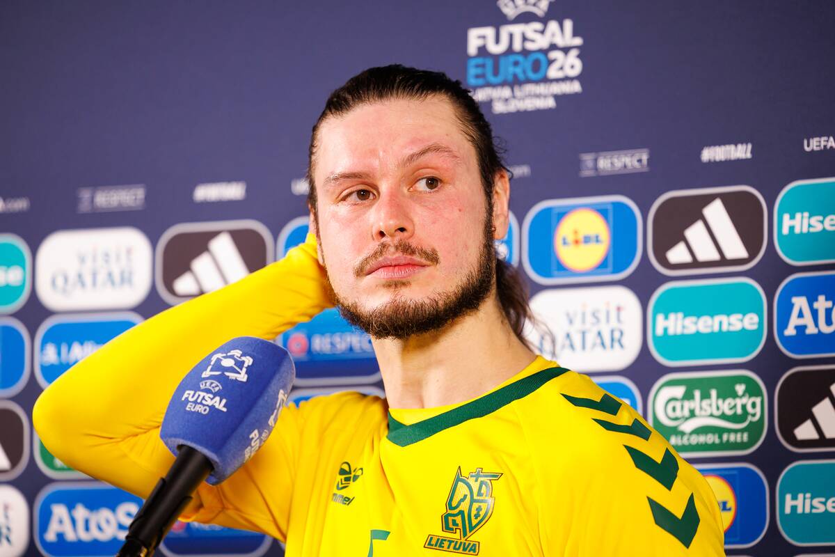  Europos salės futbolo čempionatas: Lietuva – Čekija 3:3