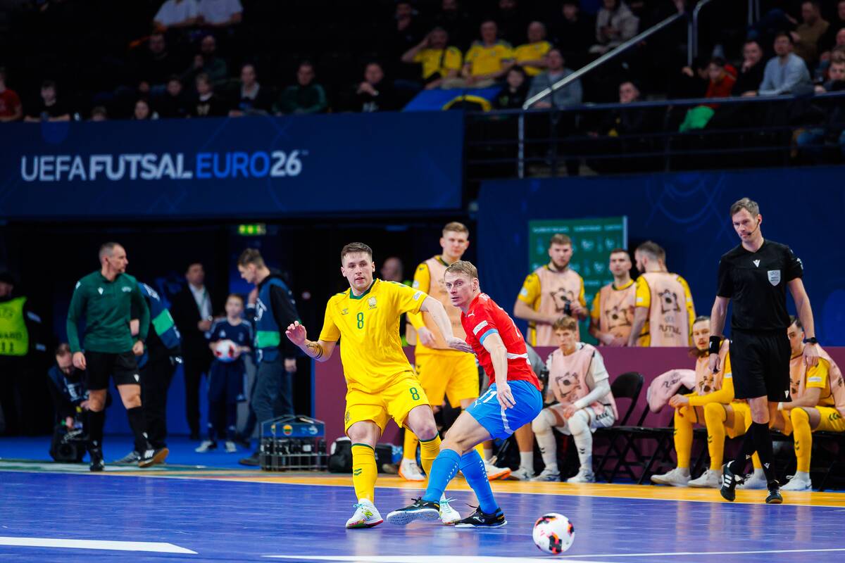  Europos salės futbolo čempionatas: Lietuva – Čekija 3:3