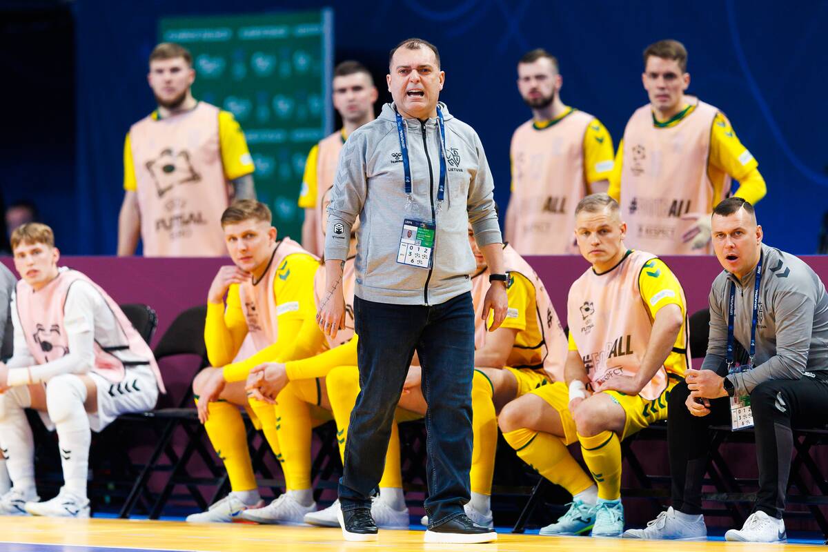  Europos salės futbolo čempionatas: Lietuva – Čekija 3:3