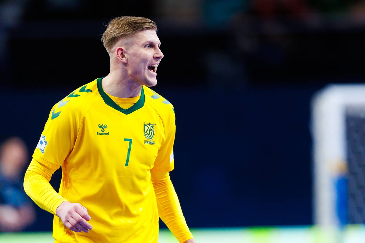  Europos salės futbolo čempionatas: Lietuva – Čekija 3:3
