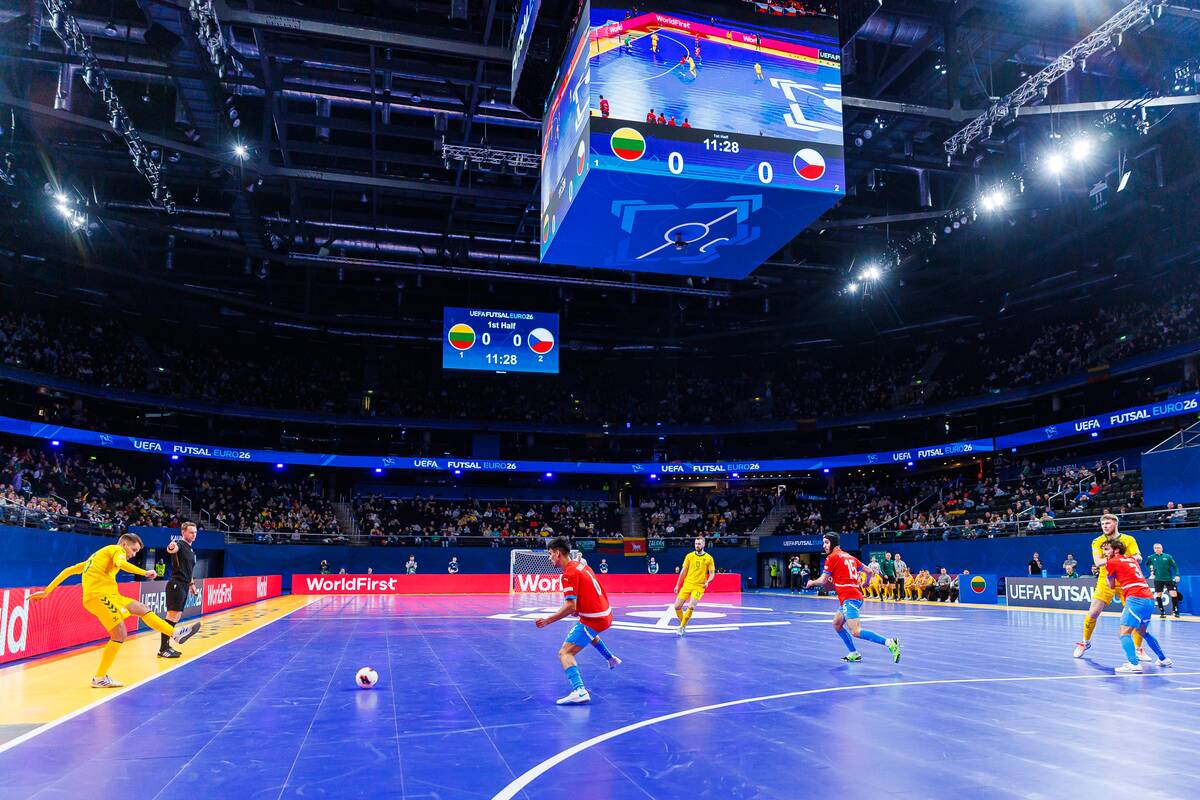  Europos salės futbolo čempionatas: Lietuva – Čekija 3:3