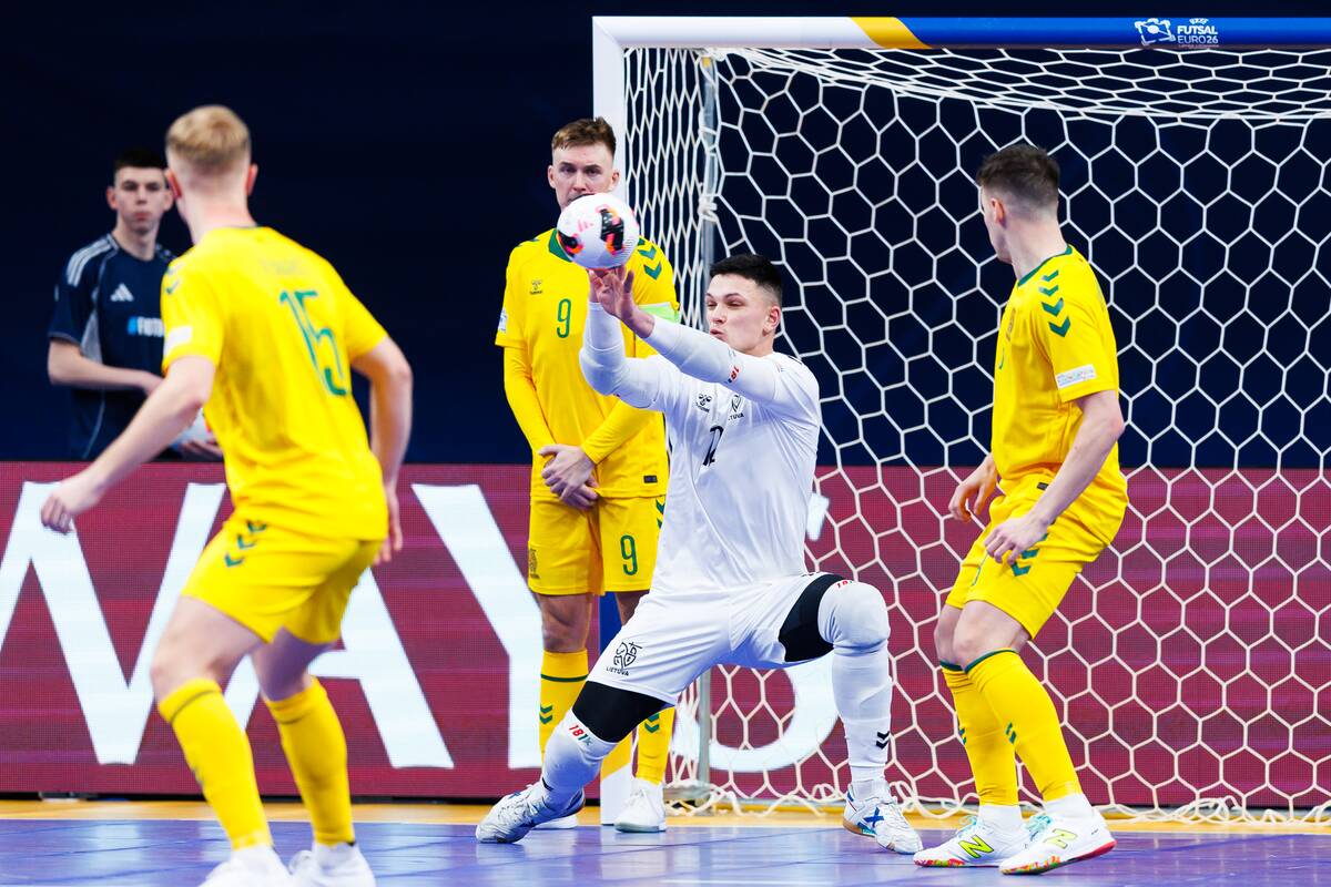  Europos salės futbolo čempionatas: Lietuva – Čekija 3:3