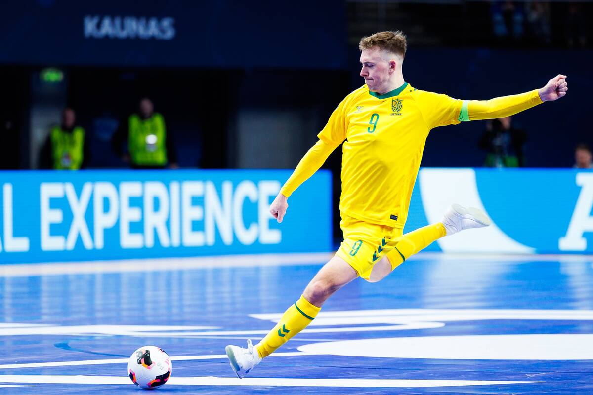  Europos salės futbolo čempionatas: Lietuva – Čekija 3:3