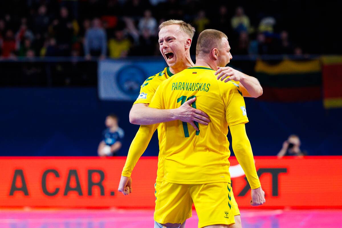  Europos salės futbolo čempionatas: Lietuva – Čekija 3:3