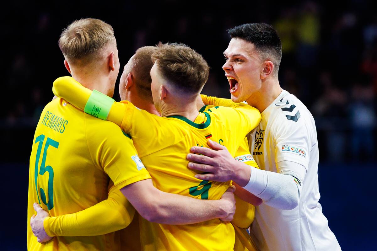  Europos salės futbolo čempionatas: Lietuva – Čekija 3:3