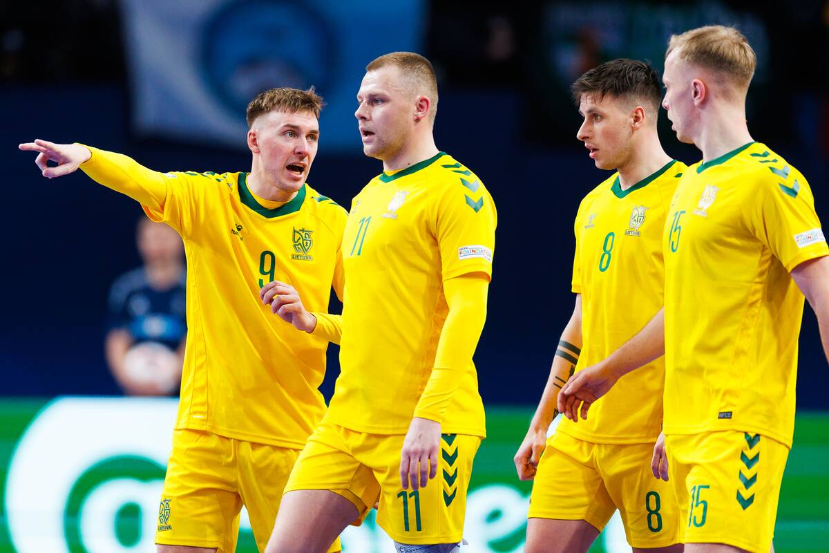  Europos salės futbolo čempionatas: Lietuva – Čekija 3:3