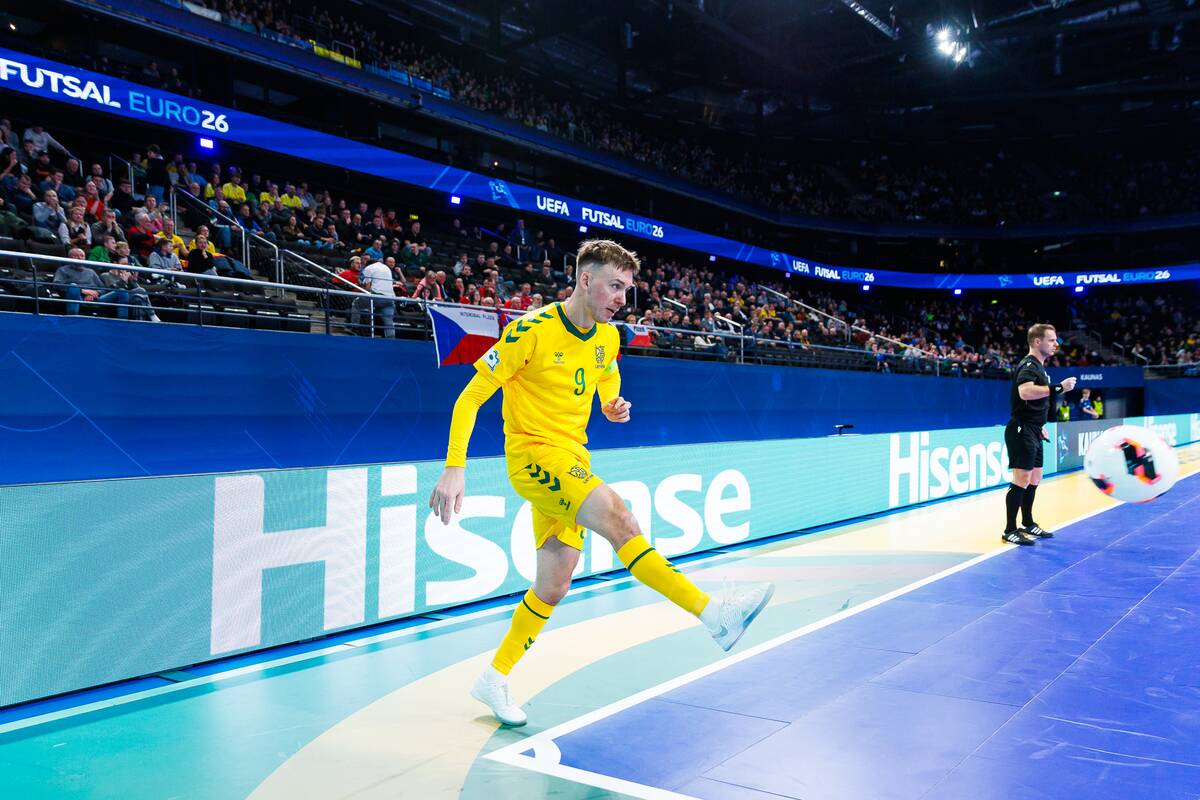  Europos salės futbolo čempionatas: Lietuva – Čekija 3:3