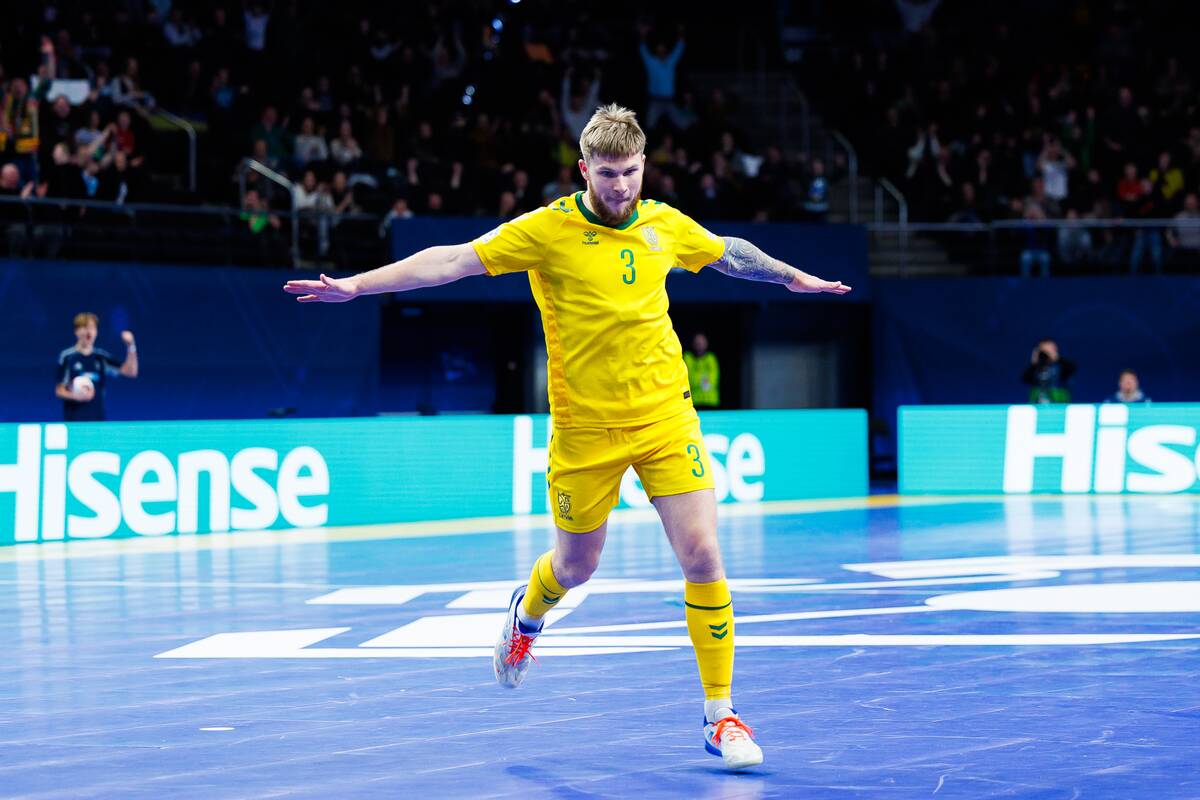  Europos salės futbolo čempionatas: Lietuva – Čekija 3:3