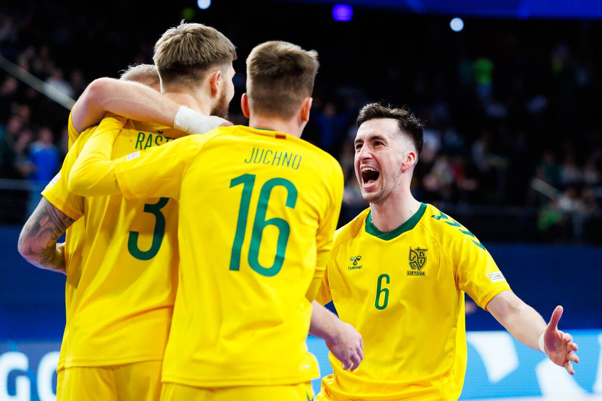  Europos salės futbolo čempionatas: Lietuva – Čekija 3:3