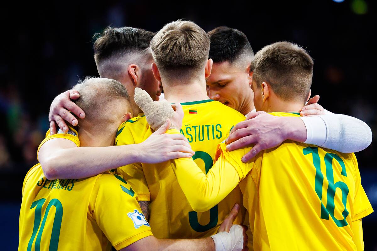  Europos salės futbolo čempionatas: Lietuva – Čekija 3:3