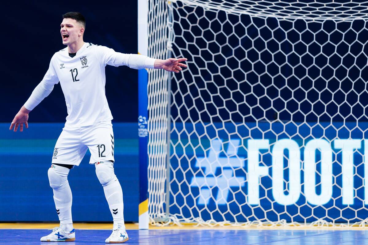  Europos salės futbolo čempionatas: Lietuva – Čekija 3:3