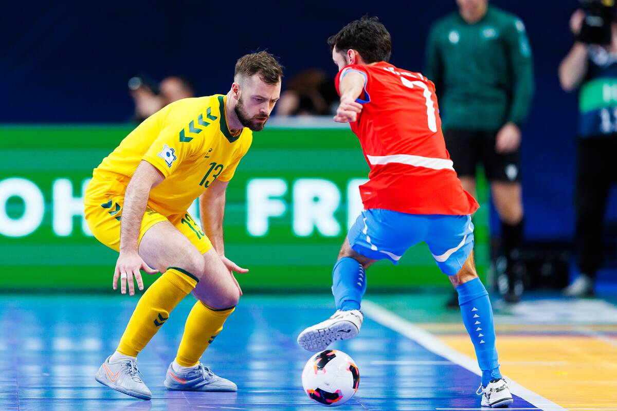  Europos salės futbolo čempionatas: Lietuva – Čekija 3:3