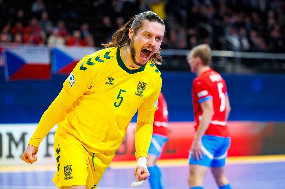  Europos salės futbolo čempionatas: Lietuva – Čekija 3:3