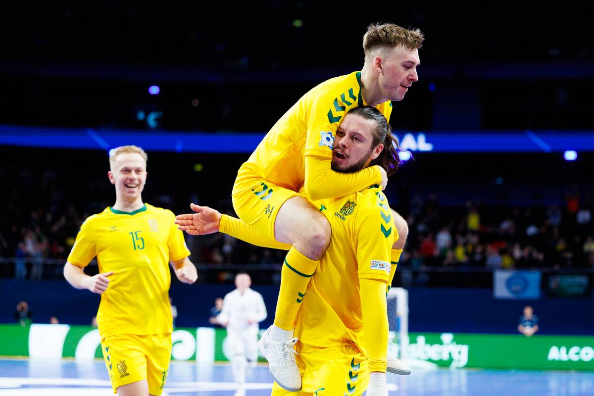  Europos salės futbolo čempionatas: Lietuva – Čekija 3:3
